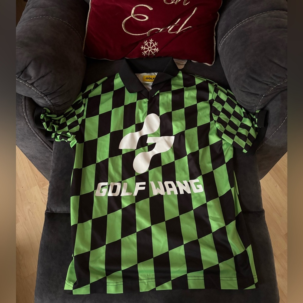 golf wang checkered collard shirt